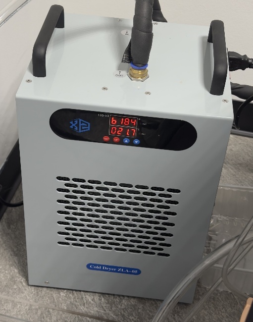 Increased cooling/drying capacity